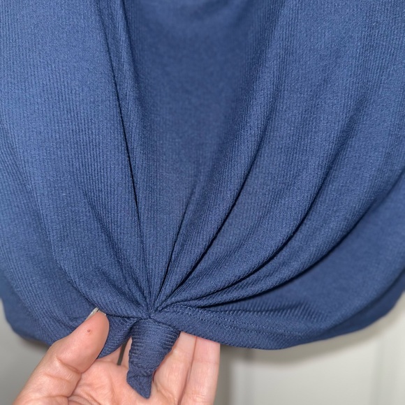 Navy Blue Workout Bralette - Picture 3 of 6